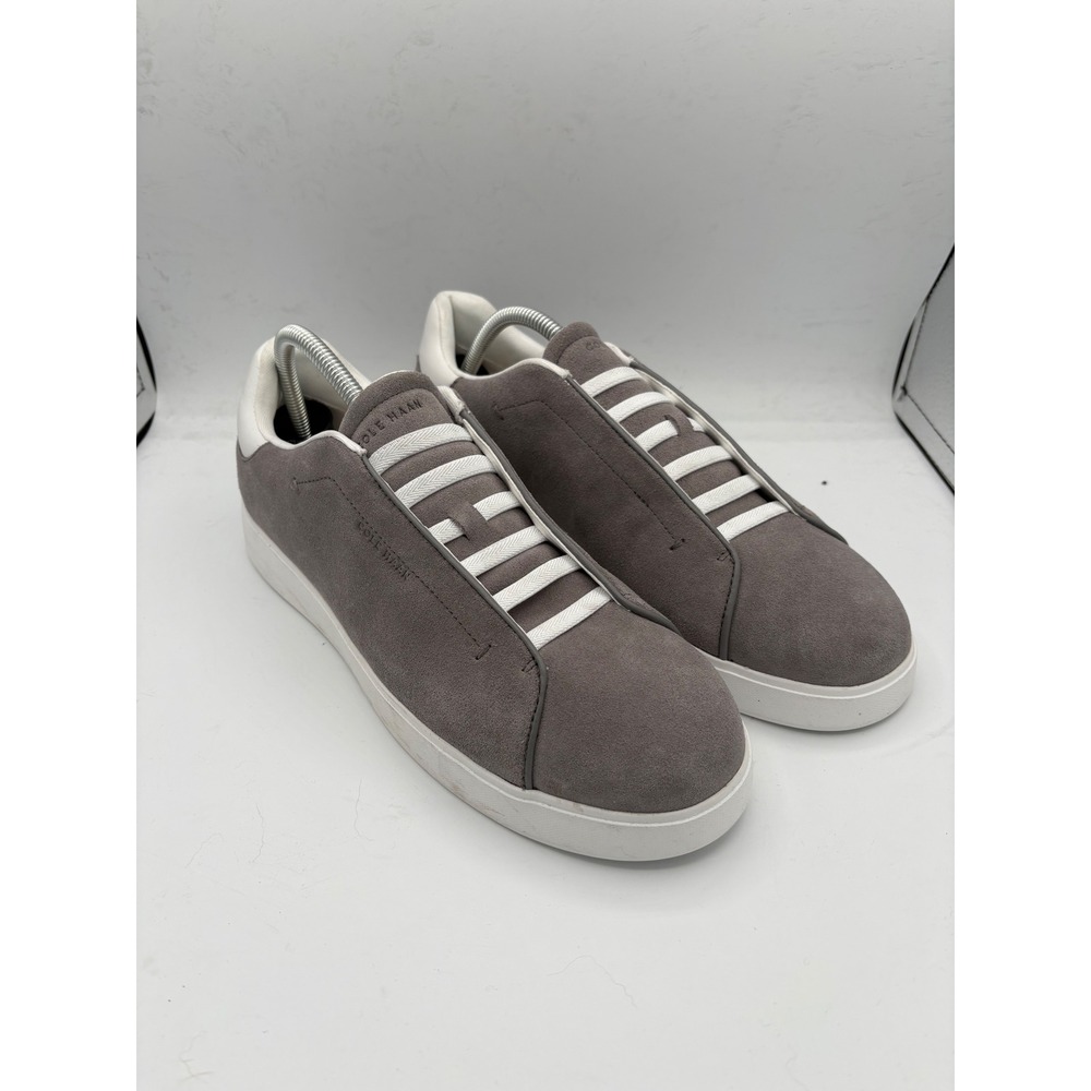 Cole Haan Gray Suede Low-Top Sneakers Like NEW!!